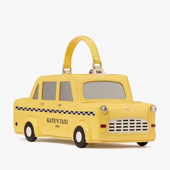 Kate Spade NWT NYC 3D Taxi Crossbody -‎ Yellow - Picture 3 of 6